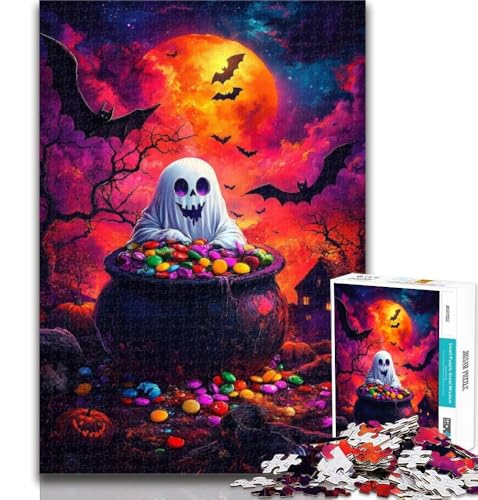1000 Teile für Erwachsene, Halloween-Puzzle Soul, 1000 Teile für Teenager, Geschenke, einzigartige Geburtstags- und Geschenke für Kinder ab 14 Jahren, 26x38cm 1000 Teile für Erwachsene, Halloween-Puzzle Soul, 1000 Teile für Teenager, Geschenke, einzigartige Geburtstags- und Geschenke für Kinder ab 14 Jahren, 26x38cm von GOIUYTGM