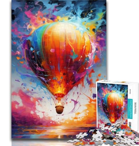 1000 Teile für Erwachsene, Heißluftballon-Puzzle für Erwachsene und Jugendliche, 1000 Teile, Lernspielzeug und Spiele für Erwachsene und Jugendliche, 26x38cm von GOIUYTGM