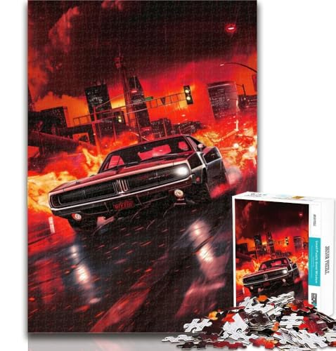 1000 Teile für Erwachsene, Malen eines coolen Autos, Puzzle für Erwachsene, 1000 Teile, Spielzeug, Lernspiele, Stressabbau, Eltern-Kind-Interaktion, 26x38cm 1000 Teile für Erwachsene, Malen eines coolen Autos, Puzzle für Erwachsene, 1000 Teile, Spielzeug, Lernspiele, Stressabbau, Eltern-Kind-Interaktion, 26x38cm von GOIUYTGM