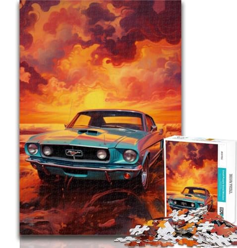 1000 Teile für Erwachsene, Malen von coolen Autos, Puzzles für Teenager, 1000, Lernspielzeug ganze Familie, 75x50cm 1000 Teile für Erwachsene, Malen von coolen Autos, Puzzles für Teenager, 1000, Lernspielzeug ganze Familie, 75x50cm von GOIUYTGM
