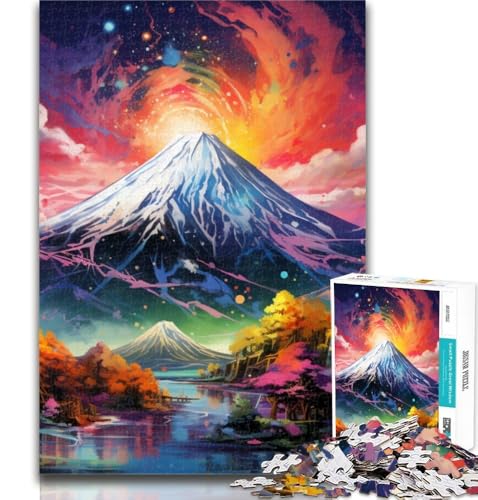 1000 Teile für Erwachsene, Mount Fuji-Puzzles für Erwachsene und Jugendliche, 1000 Teile, Lernspielzeug und Spiele für Erwachsene und Jugendliche, 26x38cm von GOIUYTGM