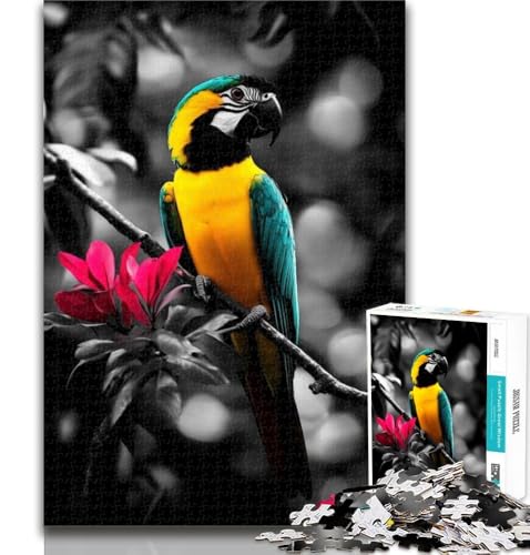 1000 Teile für Erwachsene, Papagei-Puzzle für Erwachsene, 1000 Teile, Lernspielzeug ganze Familie, 75x50cm von GOIUYTGM