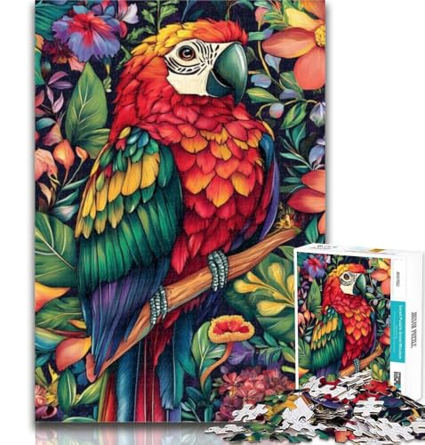 1000 Teile für Erwachsene, Papageien-Puzzle für Teenager, 1000 Teile, Geburtstagsgeschenkidee für Erwachsene, Familienspiel und Hobby, 50x75cm 1000 Teile für Erwachsene, Papageien-Puzzle für Teenager, 1000 Teile, Geburtstagsgeschenkidee für Erwachsene, Familienspiel und Hobby, 50x75cm von GOIUYTGM