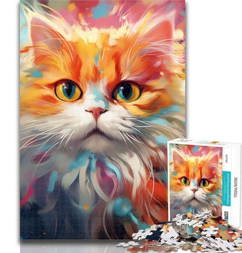1000 Teile für Erwachsene, Perserkatzen-Puzzle für Erwachsene und Jugendliche, 1000 Teile, Lernspielzeug und Spiele für Erwachsene und Jugendliche, 26x38cm von GOIUYTGM