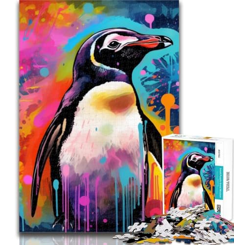 1000 Teile für Erwachsene, Tierpinguine, Puzzle für Erwachsene und Jugendliche, Spielzeug, Lernspiele, Stressabbau, tolle Geschenke und Spielzeuge, 26x38cm von GOIUYTGM