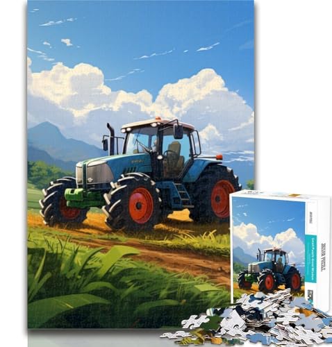 1000 Teile für Erwachsene, Traktor-Puzzles für Erwachsene und Jugendliche, 1000 Teile, Lernspielzeug und Spiele für Erwachsene und Jugendliche, 26x38cm von GOIUYTGM