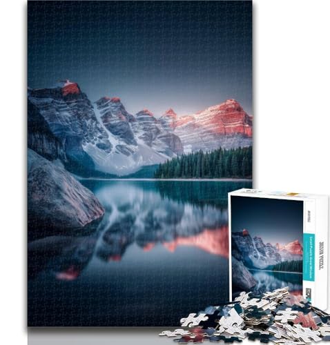 1000 Teile für Erwachsene, Wunderschöne Berge und Seen, 1000-teiliges Puzzle für Erwachsene und Jugendliche, Familienspiele, Weihnachts- und Geburtstagsgeschenke, 26x38cm von GOIUYTGM