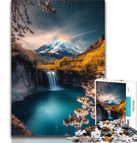 1000 Teile für Erwachsene, Wunderschöne Berge und Seen, 1000-teiliges Puzzle für Teenager, Spielzeug, Lernspiele, Stressabbau, Künstlersammlung, Bildende Kunst, 50x75cm 1000 Teile für Erwachsene, Wunderschöne Berge und Seen, 1000-teiliges Puzzle für Teenager, Spielzeug, Lernspiele, Stressabbau, Künstlersammlung, Bildende Kunst, 50x75cm von GOIUYTGM