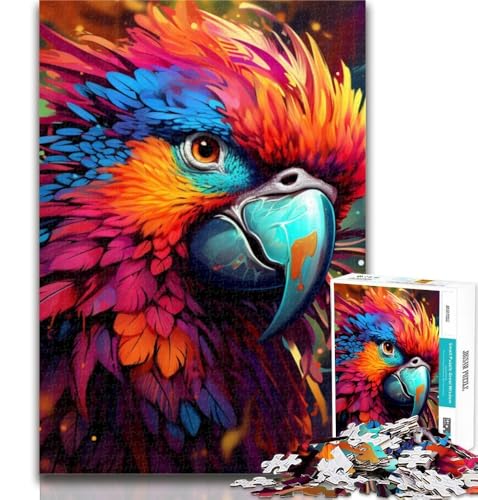 1000 Teile für Erwachsene, buntes Papageien-Puzzle für Teenager, 1000 Teile, Lernspielzeug ganze Familie, 75x50cm 1000 Teile für Erwachsene, buntes Papageien-Puzzle für Teenager, 1000 Teile, Lernspielzeug ganze Familie, 75x50cm von GOIUYTGM