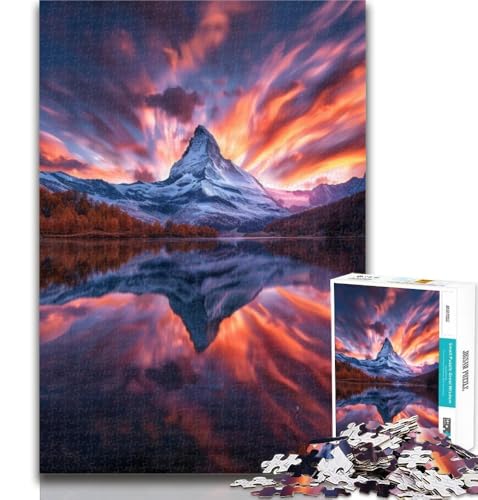 1000 Teile für Erwachsene, wunderschöne Berge und Seen, Puzzle, 1000 Teile für Teenager, Spielzeug, Lernspiele, Stressabbau, Künstlersammlung, bildende Kunst, 50x75cm 1000 Teile für Erwachsene, wunderschöne Berge und Seen, Puzzle, 1000 Teile für Teenager, Spielzeug, Lernspiele, Stressabbau, Künstlersammlung, bildende Kunst, 50x75cm von GOIUYTGM