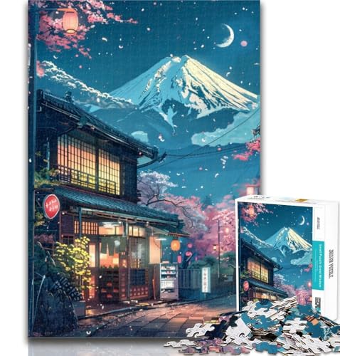 1000 Teile für Erwachsene, wunderschönes Puzzle mit dem Berg Fuji für Erwachsene, 1000 Teile, anspruchsvolles Spielspielzeug, ganze Familie, 50x75cm 1000 Teile für Erwachsene, wunderschönes Puzzle mit dem Berg Fuji für Erwachsene, 1000 Teile, anspruchsvolles Spielspielzeug, ganze Familie, 50x75cm von GOIUYTGM