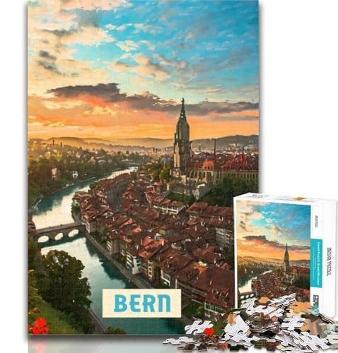 1000 Teile für Erwachsene Bern Puzzles für Erwachsene und Jugendliche, Spielzeug, Lernspiele, Stressabbau, tolle Geschenke und Spielzeuge, 26x38cm 1000 Teile für Erwachsene Bern Puzzles für Erwachsene und Jugendliche, Spielzeug, Lernspiele, Stressabbau, tolle Geschenke und Spielzeuge, 26x38cm von GOIUYTGM