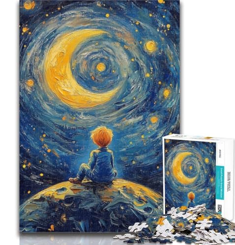 1000 Teile für Teenager, Der kleine Prinz des Nachthimmels, Puzzle 1000 Teile für Erwachsene und Teenager, Wunschliste mit Weihnachtsmann für 14 Jahre, 26x38cm 1000 Teile für Teenager, Der kleine Prinz des Nachthimmels, Puzzle 1000 Teile für Erwachsene und Teenager, Wunschliste mit Weihnachtsmann für 14 Jahre, 26x38cm von GOIUYTGM