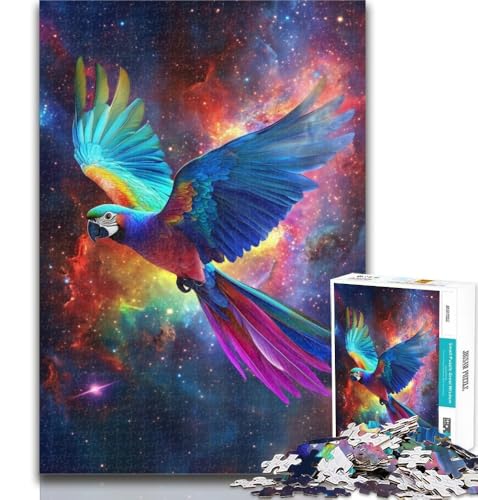 1000 Teile für Teenager, Galaxy-Papagei-Puzzle, 1000 Teile für Erwachsene, Teenager, Wunschliste mit Weihnachtsmann, für 14-Jährige, 26x38cm 1000 Teile für Teenager, Galaxy-Papagei-Puzzle, 1000 Teile für Erwachsene, Teenager, Wunschliste mit Weihnachtsmann, für 14-Jährige, 26x38cm von GOIUYTGM