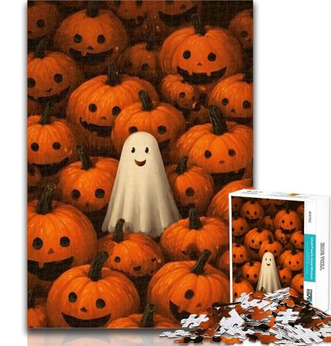 1000 Teile für Teenager, Halloween-Puzzle mit Kürbisseele, 1000 Teile für Erwachsene und Teenager, perfekt für Spieleabende, buntes Spielzeug als Geschenk für zu Hause, 50x75cm 1000 Teile für Teenager, Halloween-Puzzle mit Kürbisseele, 1000 Teile für Erwachsene und Teenager, perfekt für Spieleabende, buntes Spielzeug als Geschenk für zu Hause, 50x75cm von GOIUYTGM