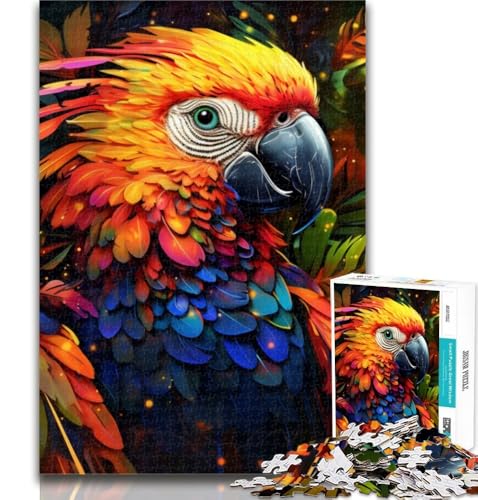 1000 Teile für Teenager, Kunst-Papagei-Puzzle für Teenager, 1000 Teile, Lernspiele, Heimdekoration, Künstlersammlung, bildende Kunst, 75x50cm 1000 Teile für Teenager, Kunst-Papagei-Puzzle für Teenager, 1000 Teile, Lernspiele, Heimdekoration, Künstlersammlung, bildende Kunst, 75x50cm von GOIUYTGM