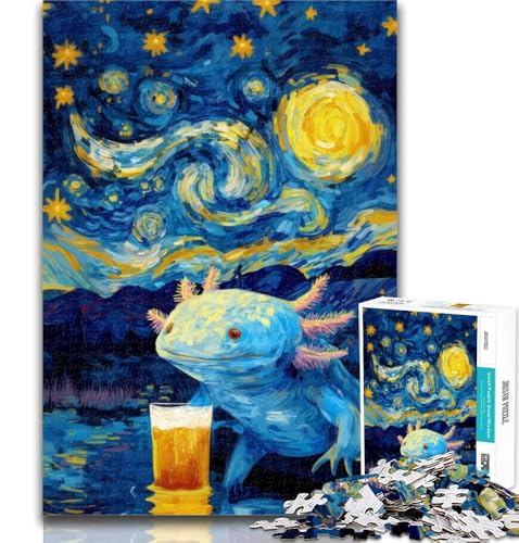 1000 Teile für Teenager, Nachthimmel-Salamander, 1000-teiliges Puzzle für Teenager-Geschenke, anspruchsvolles Spiel und Familienspiel, Wichtelgeschenke, 50x75cm 1000 Teile für Teenager, Nachthimmel-Salamander, 1000-teiliges Puzzle für Teenager-Geschenke, anspruchsvolles Spiel und Familienspiel, Wichtelgeschenke, 50x75cm von GOIUYTGM