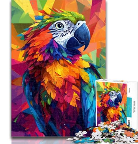 1000 Teile für Teenager, Papagei, 1000 Teile Puzzle für Erwachsene und Teenager, Lernspielzeug ganze Familie, 50x75cm 1000 Teile für Teenager, Papagei, 1000 Teile Puzzle für Erwachsene und Teenager, Lernspielzeug ganze Familie, 50x75cm von GOIUYTGM