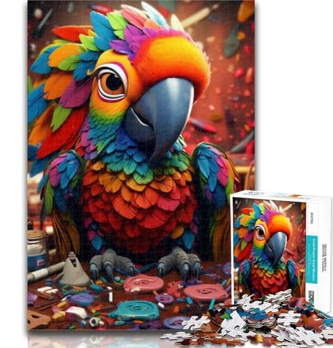 1000 Teile für Teenager, Papageien-Puzzle, 1000 Teile für Erwachsene, ganze Familie für und 14 Jahre alt, 75x50cm 1000 Teile für Teenager, Papageien-Puzzle, 1000 Teile für Erwachsene, ganze Familie für und 14 Jahre alt, 75x50cm von GOIUYTGM