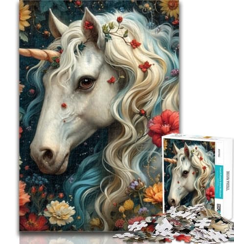 1000 Teile für Teenager, Tier-Einhorn-Puzzle für Erwachsene, 1000 Teile, Familienspiel zum Stressabbau, schwierige Herausforderung, tolle Geschenke und Spielzeuge, 75x50cm 1000 Teile für Teenager, Tier-Einhorn-Puzzle für Erwachsene, 1000 Teile, Familienspiel zum Stressabbau, schwierige Herausforderung, tolle Geschenke und Spielzeuge, 75x50cm von GOIUYTGM
