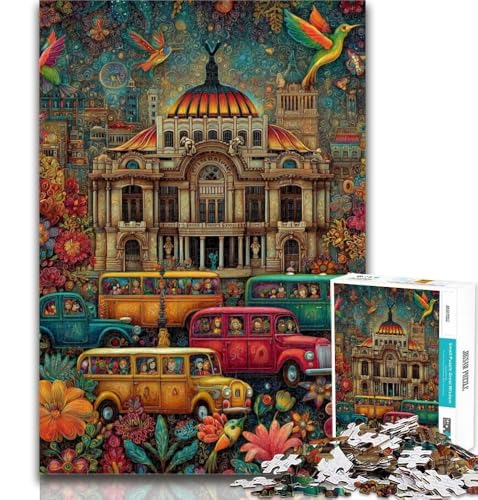 1000 Teile für Teenager, mexikanische Stadt, Puzzle für Erwachsene, 1000 Teile, schwierig, Spielzeug, Lernspiele, Stressabbau, einzigartige Heimdekoration und Geschenke, 50x75cm 1000 Teile für Teenager, mexikanische Stadt, Puzzle für Erwachsene, 1000 Teile, schwierig, Spielzeug, Lernspiele, Stressabbau, einzigartige Heimdekoration und Geschenke, 50x75cm von GOIUYTGM