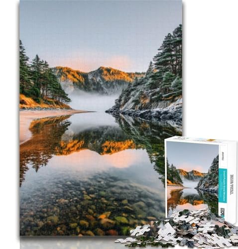 1000 Teile für Teenager, wunderschöne Berge und Seen, Puzzle 1000 Teile für Erwachsene, Spielzeug, Lernspiele, Stressabbau, Künstlersammlung, bildende Kunst, 75x50cm 1000 Teile für Teenager, wunderschöne Berge und Seen, Puzzle 1000 Teile für Erwachsene, Spielzeug, Lernspiele, Stressabbau, Künstlersammlung, bildende Kunst, 75x50cm von GOIUYTGM