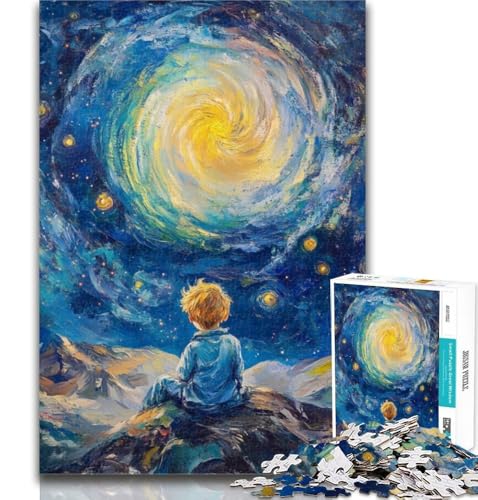 1000 Teile für Teenager Der kleine Prinz des Nachthimmels, Puzzle, 1000 Teile für Teenager, dekomprimierendes intellektuelles Lernspielzeug, tolle Geschenke und Spielzeuge, 26x38cm 1000 Teile für Teenager Der kleine Prinz des Nachthimmels, Puzzle, 1000 Teile für Teenager, dekomprimierendes intellektuelles Lernspielzeug, tolle Geschenke und Spielzeuge, 26x38cm von GOIUYTGM