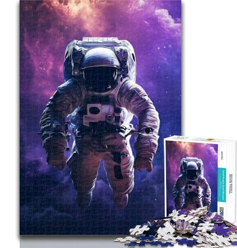 1000-teiliges Astronauten-Puzzle für Erwachsene, ganze Familie, geeignet für Kinder ab 14 Jahren, 75x50cm von GOIUYTGM