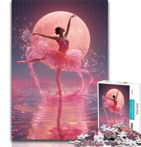 1000-teiliges Balletttänzer-Puzzle für Teenager, Lernspiele, Heimdekoration, Geschenk für die ganze Familie, 75x50cm von GOIUYTGM