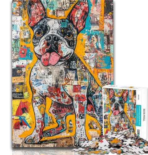 1000-teiliges Boxer-Hunde-Puzzle für Erwachsene und Jugendliche, Stressabbau, schwierige Herausforderung, stärkt die Liebe zwischen Paaren, 26x38cm 1000-teiliges Boxer-Hunde-Puzzle für Erwachsene und Jugendliche, Stressabbau, schwierige Herausforderung, stärkt die Liebe zwischen Paaren, 26x38cm von GOIUYTGM