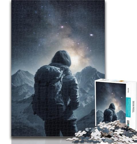 1000-teiliges Kletterpuzzle für Teenager, Lernspiele, Heimdekoration, Geschenk für die ganze Familie, 26x38cm von GOIUYTGM