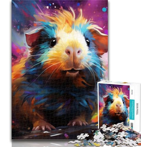 1000-teiliges Meerschweinchen-Puzzle für Teenager, Lernspiele, Heimdekoration, Geschenk für die ganze Familie, 75x50cm von GOIUYTGM