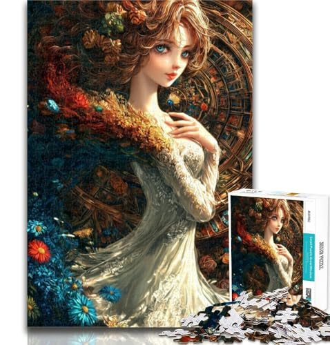 1000-teiliges Puzzle, Anime-Mädchen, 1000-teiliges Puzzle für Teenager, Lernspielzeug und Spiele für Erwachsene und Teenager, 26x38cm von GOIUYTGM