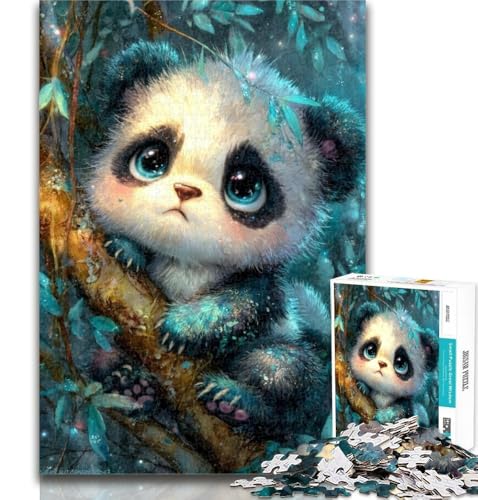 1000-teiliges Puzzle, Baby-Panda, 1000 Teile für Teenager, Spielzeug, Lernspiele, Stressabbau, einzigartige Heimdekoration und Geschenke, 50x75cm von GOIUYTGM