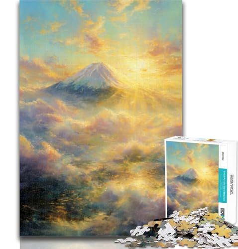 1000-teiliges Puzzle, Berg Fuji, Japan, Puzzle für Erwachsene, 1000 Teile, Lernspielzeug, Familienspiele, stärkt die Liebe zwischen Paaren, 75x50cm 1000-teiliges Puzzle, Berg Fuji, Japan, Puzzle für Erwachsene, 1000 Teile, Lernspielzeug, Familienspiele, stärkt die Liebe zwischen Paaren, 75x50cm von GOIUYTGM