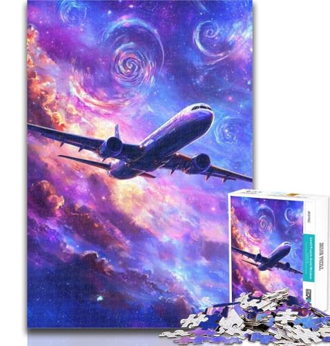 1000-teiliges Puzzle, Farbflugzeug-Puzzle, 1000 Teile für Erwachsene, lustige Aktivität für zu Hause, Spielzeug für Regentage, Geburtstagsgeschenke, 26x38cm 1000-teiliges Puzzle, Farbflugzeug-Puzzle, 1000 Teile für Erwachsene, lustige Aktivität für zu Hause, Spielzeug für Regentage, Geburtstagsgeschenke, 26x38cm von GOIUYTGM