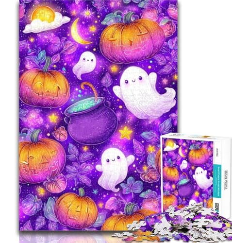 1000-teiliges Puzzle, Halloween-Thema, 1000-teiliges Puzzle für Erwachsene und Jugendliche, Spielzeug, Lernspiele, Stressabbau, tolle Geschenke und Spielzeuge, 50x75cm von GOIUYTGM