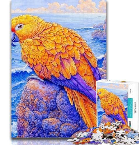 1000-teiliges Puzzle, Papagei, 1000-teiliges Puzzle für Erwachsene und Jugendliche, Klassische Lernspiele, schöne Dekoration, 50x75cm 1000-teiliges Puzzle, Papagei, 1000-teiliges Puzzle für Erwachsene und Jugendliche, Klassische Lernspiele, schöne Dekoration, 50x75cm von GOIUYTGM