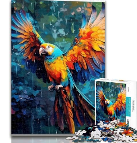 1000-teiliges Puzzle, Tiere, Vögel, Papageien, 1000-teiliges Puzzle für Teenager, Holzkohlekunst, Staycation, Zeitvertreib für die Heimdekoration, 26x38cm 1000-teiliges Puzzle, Tiere, Vögel, Papageien, 1000-teiliges Puzzle für Teenager, Holzkohlekunst, Staycation, Zeitvertreib für die Heimdekoration, 26x38cm von GOIUYTGM