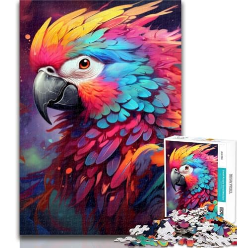 1000-teiliges Puzzle, bunter Papagei, Puzzle 1000 Teile für Erwachsene, Geschenke, dekomprimierendes intellektuelles Lernspielzeug, tolle Geschenke und Spielzeuge, 75x50cm 1000-teiliges Puzzle, bunter Papagei, Puzzle 1000 Teile für Erwachsene, Geschenke, dekomprimierendes intellektuelles Lernspielzeug, tolle Geschenke und Spielzeuge, 75x50cm von GOIUYTGM