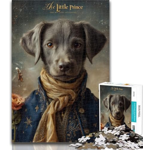 1000-teiliges Puzzle, der kleine Prinz und der Hund, 1000-teiliges Puzzle für Erwachsene und Jugendliche, Spielzeug, Lernspiele, Stressabbau, tolle Geschenke und Spielzeuge, 26x38cm 1000-teiliges Puzzle, der kleine Prinz und der Hund, 1000-teiliges Puzzle für Erwachsene und Jugendliche, Spielzeug, Lernspiele, Stressabbau, tolle Geschenke und Spielzeuge, 26x38cm von GOIUYTGM