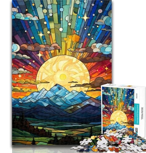 1000-teiliges Puzzle, farbenfrohes Puzzle mit dem Berg Fuji, Japan, 1000 Teile für Teenager, entspannendes intellektuelles Lernspielzeug, Geburtstagsgeschenk, Geschenke, 50x75cm 1000-teiliges Puzzle, farbenfrohes Puzzle mit dem Berg Fuji, Japan, 1000 Teile für Teenager, entspannendes intellektuelles Lernspielzeug, Geburtstagsgeschenk, Geschenke, 50x75cm von GOIUYTGM