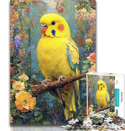1000-teiliges Puzzle, gelber Papagei, 1000 Teile, für Teenager, Lernspiel, Herausforderungsspielzeug für Frauen und Männer, 50x75cm 1000-teiliges Puzzle, gelber Papagei, 1000 Teile, für Teenager, Lernspiel, Herausforderungsspielzeug für Frauen und Männer, 50x75cm von GOIUYTGM