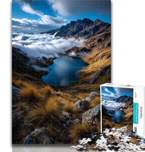 1000-teiliges Puzzle, wunderschöne Berge und Seen, 1000-teiliges Puzzle für Erwachsene und Jugendliche, Klassische Lernspiele, schöne Dekoration, 50x75cm 1000-teiliges Puzzle, wunderschöne Berge und Seen, 1000-teiliges Puzzle für Erwachsene und Jugendliche, Klassische Lernspiele, schöne Dekoration, 50x75cm von GOIUYTGM