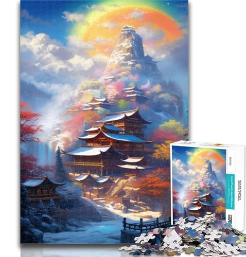 1000-teiliges Puzzle „Berg mit bunten Sternen“, Puzzle für Erwachsene, 1000 Teile, Spielzeug, Lernspiele, Stressabbau, Künstlersammlung, bildende Kunst, 50x75cm 1000-teiliges Puzzle „Berg mit bunten Sternen“, Puzzle für Erwachsene, 1000 Teile, Spielzeug, Lernspiele, Stressabbau, Künstlersammlung, bildende Kunst, 50x75cm von GOIUYTGM
