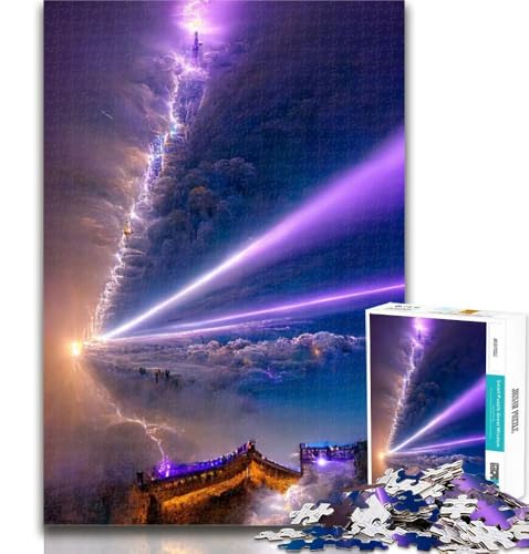1000-teiliges Puzzle „Colourful Dreams Universe“, Puzzle 1000 Teile für Erwachsene und Jugendliche, entspannendes intellektuelles Lernspielzeug, Wichtelgeschenke, 26x38cm von GOIUYTGM