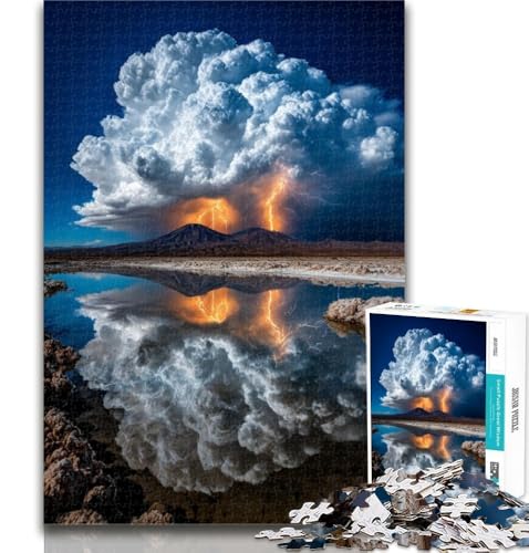 1000-teiliges Puzzle „Schöne Berge und Seen“, Puzzle für Erwachsene, 1000 Teile, Entspannungsspiele ganze Familie, 26x38cm 1000-teiliges Puzzle „Schöne Berge und Seen“, Puzzle für Erwachsene, 1000 Teile, Entspannungsspiele ganze Familie, 26x38cm von GOIUYTGM