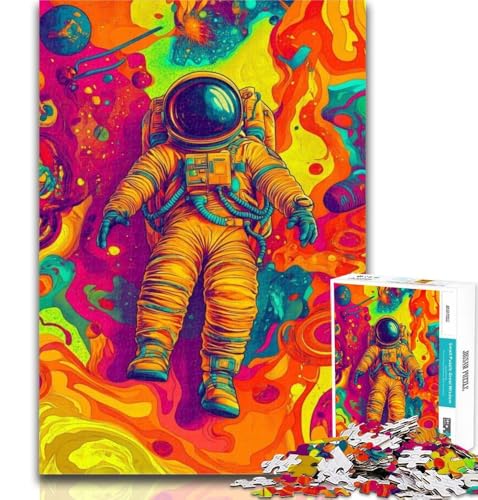 1000-teiliges Puzzle Astronautentraum für Teenager, 1000 Teile, anspruchsvolles Spiel und Familienspiel, Wichtelgeschenke, 26x38cm von GOIUYTGM