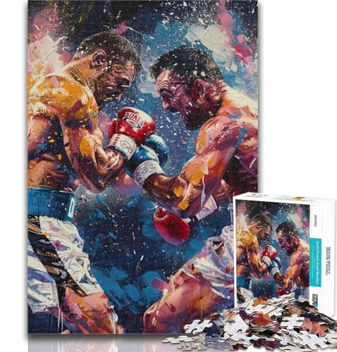1000-teiliges Puzzle Boxer 1000-teiliges Puzzle für Erwachsene, Geschenke, Lernspielzeug und Spiele für Erwachsene und Jugendliche, 50x75cm 1000-teiliges Puzzle Boxer 1000-teiliges Puzzle für Erwachsene, Geschenke, Lernspielzeug und Spiele für Erwachsene und Jugendliche, 50x75cm von GOIUYTGM