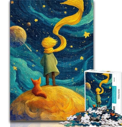 1000-teiliges Puzzle Der Kleine Prinz, 1000 Teile, für Teenager, ganze Familie, geeignet für Kinder ab 14 Jahren, 26x38cm 1000-teiliges Puzzle Der Kleine Prinz, 1000 Teile, für Teenager, ganze Familie, geeignet für Kinder ab 14 Jahren, 26x38cm von GOIUYTGM